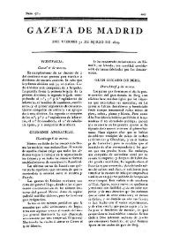 Gazeta de Madrid. 1809. Núm. 90, 31 de marzo de 1809 | Biblioteca Virtual Miguel de Cervantes