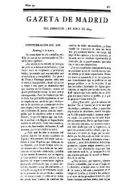 Gazeta de Madrid. 1809. Núm. 95, 5 de abril de 1809 | Biblioteca Virtual Miguel de Cervantes