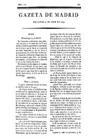 Gazeta de Madrid. 1809. Núm. 100, 10 de abril de 1809 | Biblioteca Virtual Miguel de Cervantes
