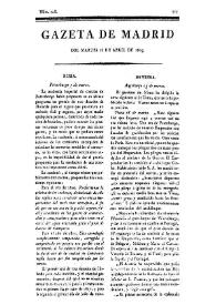 Gazeta de Madrid. 1809. Núm. 108, 18 de abril de 1809 | Biblioteca Virtual Miguel de Cervantes