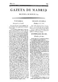 Gazeta de Madrid. 1809. Núm. 142, 22 de mayo de 1809 | Biblioteca Virtual Miguel de Cervantes
