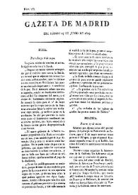 Gazeta de Madrid. 1809. Núm. 168, 17 de junio de 1809 | Biblioteca Virtual Miguel de Cervantes