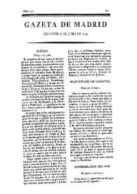 Gazeta de Madrid. 1809. Núm. 177, 26 de junio de 1809 | Biblioteca Virtual Miguel de Cervantes