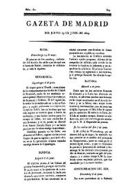 Gazeta de Madrid. 1809. Núm. 180, 29 de junio de 1809 | Biblioteca Virtual Miguel de Cervantes