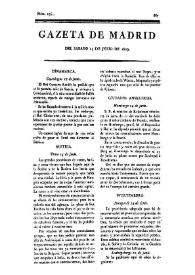 Gazeta de Madrid. 1809. Núm. 196, 15 de julio de 1809 | Biblioteca Virtual Miguel de Cervantes