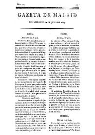 Gazeta de Madrid. 1809. Núm. 200, 19 de julio de 1809 | Biblioteca Virtual Miguel de Cervantes