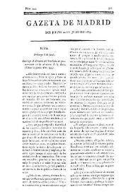 Gazeta de Madrid. 1809. Núm. 201, 20 de julio de 1809 | Biblioteca Virtual Miguel de Cervantes