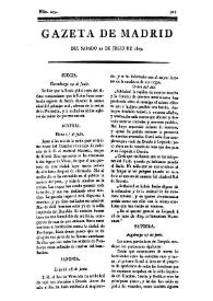 Gazeta de Madrid. 1809. Núm. 203, 22 de julio de 1809 | Biblioteca Virtual Miguel de Cervantes
