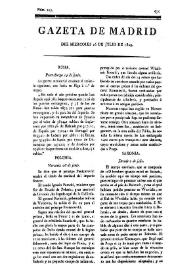 Gazeta de Madrid. 1809. Núm. 207, 26 de julio de 1809 | Biblioteca Virtual Miguel de Cervantes