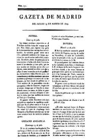 Gazeta de Madrid. 1809. Núm. 232, 19 de agosto de 1809 | Biblioteca Virtual Miguel de Cervantes