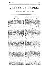 Gazeta de Madrid. 1809. Núm. 236, 23 de agosto de 1809 | Biblioteca Virtual Miguel de Cervantes