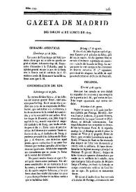 Gazeta de Madrid. 1809. Núm. 239, 26 de agosto de 1809 | Biblioteca Virtual Miguel de Cervantes