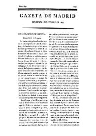 Gazeta de Madrid. 1809. Núm. 283, 9 de octubre de 1809 | Biblioteca Virtual Miguel de Cervantes