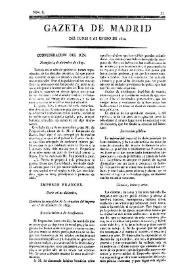 Gazeta de Madrid. 1810. Núm. 8, 8 de enero de 1810 | Biblioteca Virtual Miguel de Cervantes