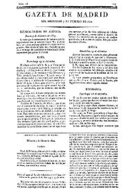 Gazeta de Madrid. 1810. Núm. 38, 7 de febrero de 1810 | Biblioteca Virtual Miguel de Cervantes