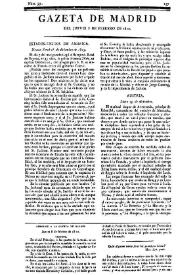 Gazeta de Madrid. 1810. Núm. 39, 8 de febrero de 1810 | Biblioteca Virtual Miguel de Cervantes