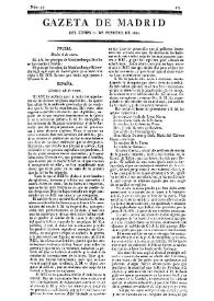 Gazeta de Madrid. 1810. Núm. 43, 12 de febrero de 1810 | Biblioteca Virtual Miguel de Cervantes