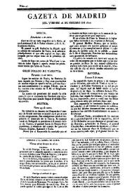 Gazeta de Madrid. 1810. Núm. 47, 16 de febrero de 1810 | Biblioteca Virtual Miguel de Cervantes