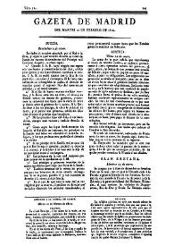 Gazeta de Madrid. 1810. Núm. 51, 20 de febrero de 1810 | Biblioteca Virtual Miguel de Cervantes