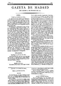 Gazeta de Madrid. 1810. Núm. 55, 24 de febrero de 1810 | Biblioteca Virtual Miguel de Cervantes