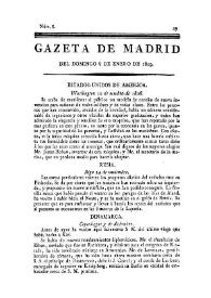 Gazeta de Madrid. 1809. Núm. 8, 8 de enero de 1809 | Biblioteca Virtual Miguel de Cervantes