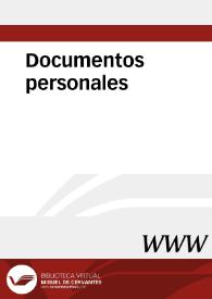 Archivo Mariano José de Larra - Fondo Paloma Barrios Gullón. Documentos personales
 | Biblioteca Virtual Miguel de Cervantes