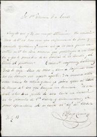 Carta de Alfonso Carrero. [s.a 1836?] | Biblioteca Virtual Miguel de Cervantes