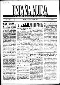 España Nueva : Semanario Republicano Independiente. Núm. 8, 12 de enero de 1946 | Biblioteca Virtual Miguel de Cervantes