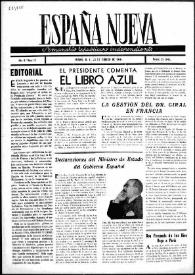 España Nueva : Semanario Republicano Independiente. Núm. 14, 23 de febrero de 1946 | Biblioteca Virtual Miguel de Cervantes