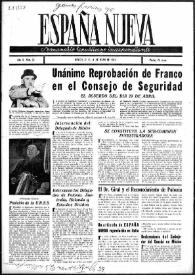 España Nueva : Semanario Republicano Independiente. Núm. 24, 4 de mayo de 1946 | Biblioteca Virtual Miguel de Cervantes