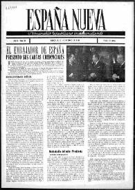 España Nueva : Semanario Republicano Independiente. Núm. 30, 15 de junio de 1946 | Biblioteca Virtual Miguel de Cervantes
