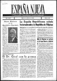 España Nueva : Semanario Republicano Independiente. Núm. 33, 6 de julio de 1946 | Biblioteca Virtual Miguel de Cervantes