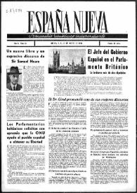 España Nueva : Semanario Republicano Independiente. Núm. 38, 10 de agosto de 1946 | Biblioteca Virtual Miguel de Cervantes