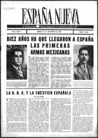 España Nueva : Semanario Republicano Independiente. Núm. 43, 14 de septiembre de 1946 | Biblioteca Virtual Miguel de Cervantes