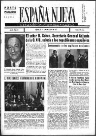 España Nueva : Semanario Republicano Independiente. Núm. 46, 5 de octubre de 1946 | Biblioteca Virtual Miguel de Cervantes