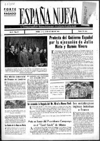 España Nueva : Semanario Republicano Independiente. Núm. 47, 12 de octubre de 1946 | Biblioteca Virtual Miguel de Cervantes