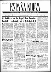 España Nueva : Semanario Republicano Independiente. Núm. 57, 21 de diciembre de 1946 | Biblioteca Virtual Miguel de Cervantes