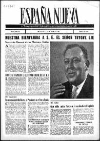 España Nueva : Semanario Republicano Independiente. Núm. 60, 11 de enero de 1947 | Biblioteca Virtual Miguel de Cervantes