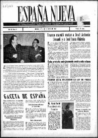 España Nueva : Semanario Republicano Independiente. Núm. 61, 18 de enero de 1947 | Biblioteca Virtual Miguel de Cervantes