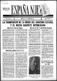 España Nueva : Semanario Republicano Independiente. Núm. 64, 8 de febrero de 1947 | Biblioteca Virtual Miguel de Cervantes