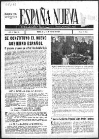 España Nueva : Semanario Republicano Independiente. Núm. 65, 15 de febrero de 1947 | Biblioteca Virtual Miguel de Cervantes