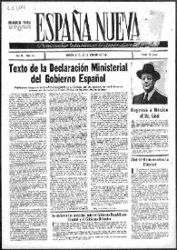 España Nueva : Semanario Republicano Independiente. Núm. 66, 22 de febrero de 1947 | Biblioteca Virtual Miguel de Cervantes