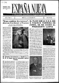 España Nueva : Semanario Republicano Independiente. Núm. 70, 22 de marzo de 1947 | Biblioteca Virtual Miguel de Cervantes