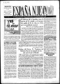 España Nueva : Semanario Republicano Independiente. Núm. 83, 26 de julio de 1947 | Biblioteca Virtual Miguel de Cervantes