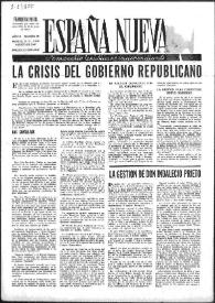 España Nueva : Semanario Republicano Independiente. Núm. 85, 9 de agosto de 1947 | Biblioteca Virtual Miguel de Cervantes
