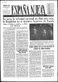 España Nueva : Semanario Republicano Independiente. Núm. 89, 6 de septiembre de 1947 | Biblioteca Virtual Miguel de Cervantes
