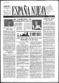 España Nueva : Semanario Republicano Independiente. Núm. 94, 11 de octubre de 1947 | Biblioteca Virtual Miguel de Cervantes