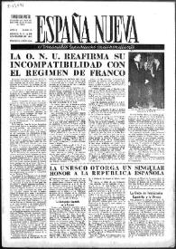 España Nueva : Semanario Republicano Independiente. Núm. 99, 15 de noviembre de 1947 | Biblioteca Virtual Miguel de Cervantes