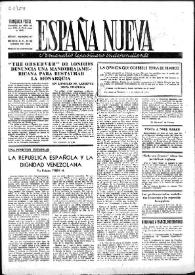 España Nueva : Semanario Republicano Independiente. Núm. 117, 13 de marzo de 1948 | Biblioteca Virtual Miguel de Cervantes