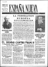 España Nueva : Semanario Republicano Independiente. Núm. 125, 8 de mayo de 1948 | Biblioteca Virtual Miguel de Cervantes